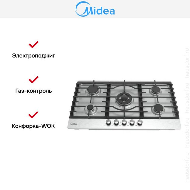 Варочная панель Midea 90G50ME005SFT в Тюмени (preview 3)