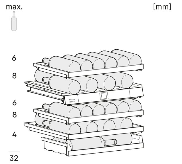 Встраиваемый винный шкаф Liebherr UWpri 3662 Vinidor Selection в Тюмени (preview 7)