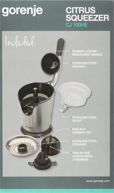 Соковыжималка Gorenje CJ100HE в Тюмени (preview 11)