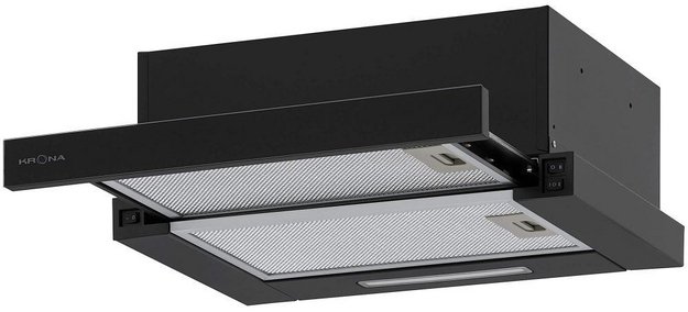 Встраиваемая вытяжка KRONA KAMILLA F 450 black в Тюмени (preview 1)