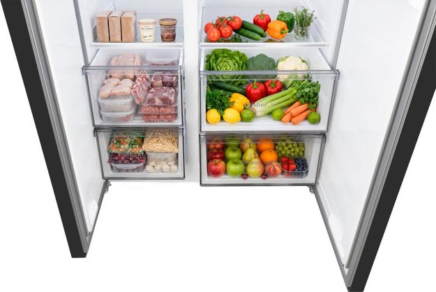 Отдельностоящий холодильник с инвертором Weissgauff WSBS 550 Built-in NoFrost Inverter Black в Тюмени (preview 13)