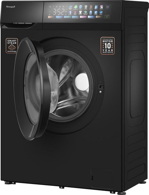 Стиральная машина Weissgauff WM 39107 Full Touch Inverter Steam Black в Тюмени (preview 4)