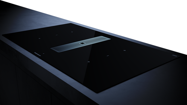 Индукционная варочная панель с вытяжкой Kuppersbusch KMI 9350.0 SR Stainless steel в Тюмени (preview 3)