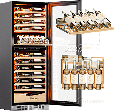 Винный шкаф Meyvel MV95-KST2 Slim в Тюмени (preview 6)