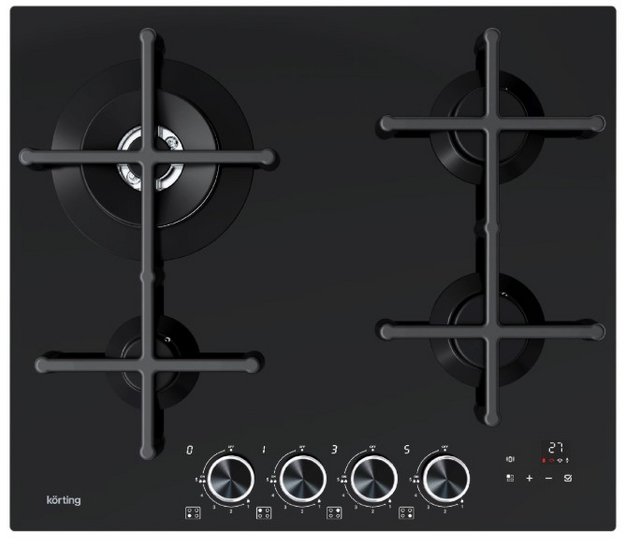 Газовая варочная панель Korting HGG 6766 ICPTN в Тюмени (preview 1)