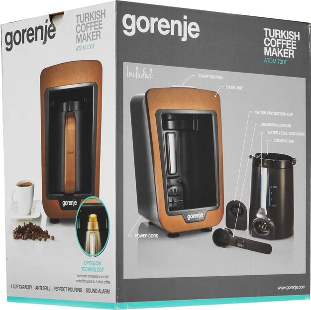 Электрическая турка-кофеварка Gorenje ATCM730T в Тюмени (preview 14)