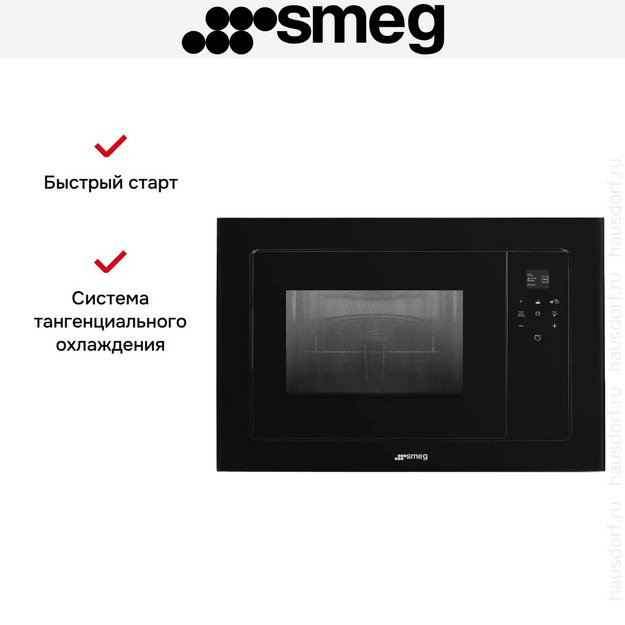 Встраиваемая микроволновая печь Smeg FMI120B3 в Тюмени (preview 6)