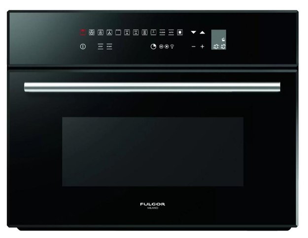 Встраиваемый комбинированный паровой шкаф Fulgor Milano LCSO 4511 TC BK в Тюмени (preview 1)
