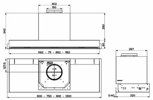 Вытяжка Faber IN-NOVA ZERO DRIP LITE A120 в Тюмени (preview 6)