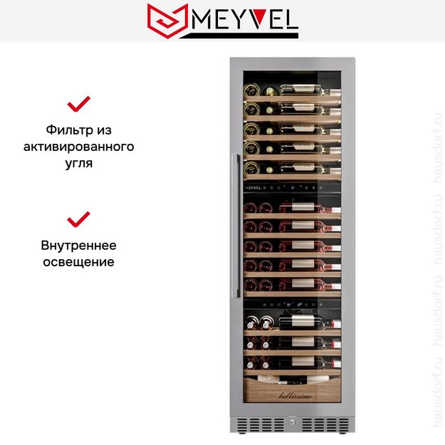 Винный шкаф Meyvel MV98-KST3 Узкий (Slim) в Тюмени (preview 9)