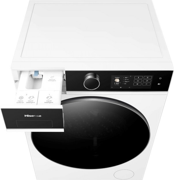 Стирально-сушильная машина Hisense WD5I1045BWQ в Тюмени (preview 11)