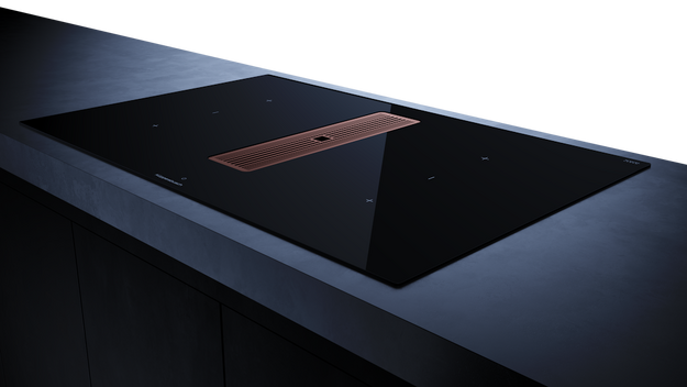 Индукционная варочная панель с вытяжкой Kuppersbusch KMI 8350.0 SR Copper в Тюмени (preview 3)