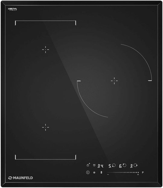 Индукционная варочная панель Maunfeld CVI453SBBK LUX Inverter в Тюмени (preview 1)