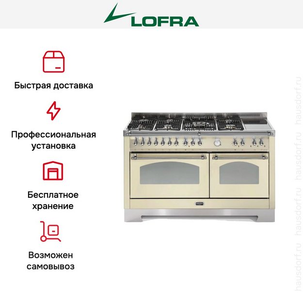Варочный центр Lofra RBID156MFT+MFT/AEOV Chrome в Тюмени (preview 2)