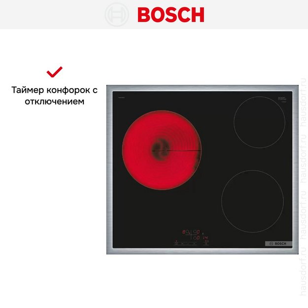 Электрическая варочная панель Bosch PKM645BB2E в Тюмени (preview 7)