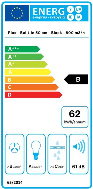 Встраиваемая вытяжка Falmec GRUPPO INCASSO PLUS 50 BK в Тюмени (preview 4)