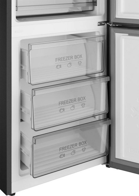 Отдельностоящий холодильник с инвертором Weissgauff WRK 185 Total NoFrost Inverter Black Glass в Тюмени (preview 9)