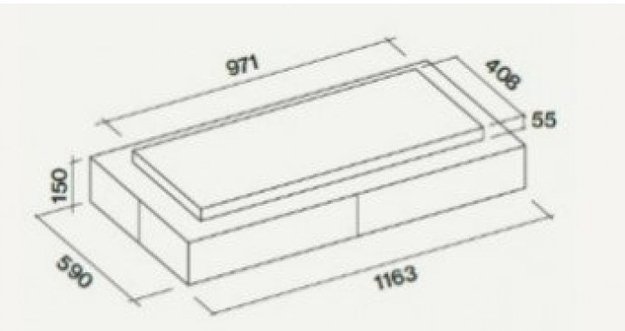 Встраиваемая вытяжка Falmec CIRCLE.TECH Vega 115 Isola Black (600) в Тюмени (preview 3)