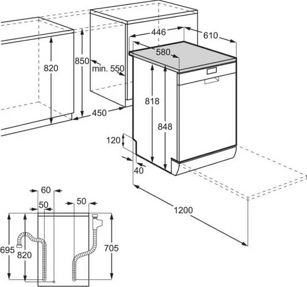 Посудомоечная машина Electrolux ESA63200SX в Тюмени (фото 7) Посудомоечная машина Electrolux ESA63200SX в Тюмени (preview 7)