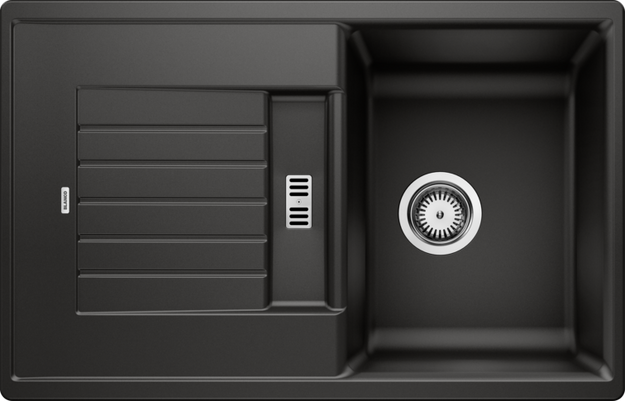 Мойка BLANCO ZIA 45 S Silgranit черный в Тюмени (preview 1)