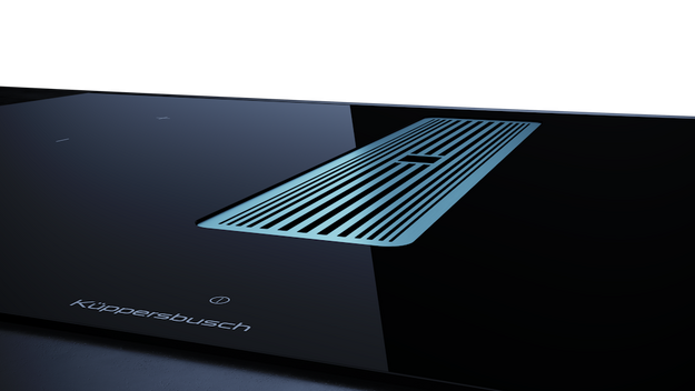 Индукционная варочная панель с вытяжкой Kuppersbusch KMI 8350.0 SR Stainless steel в Тюмени (preview 5)