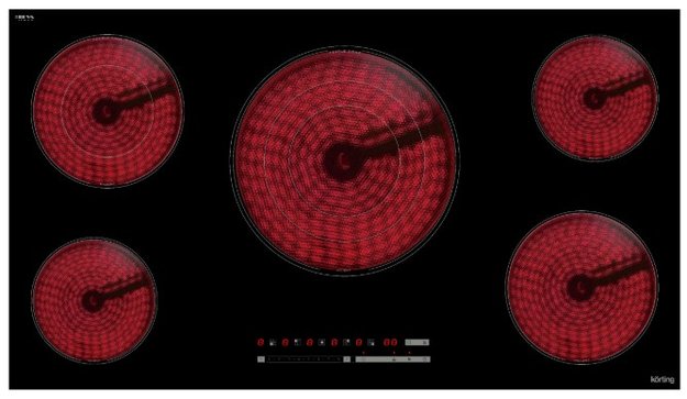 Электрическая варочная панель Korting HK 95309 B в Тюмени (preview 1)