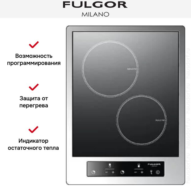 Варочная панель Fulgor Milano CPH 402 ID TC X в Тюмени (preview 3)