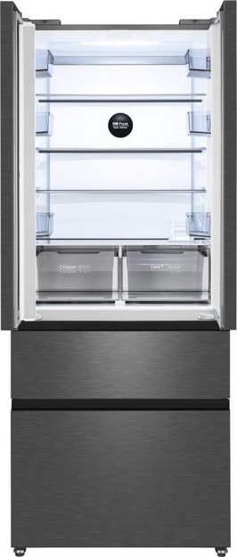 Отдельностоящий холодильник Weissgauff WFD 450 Built-in Inverter NoFrost Dark Inox в Тюмени (preview 3)