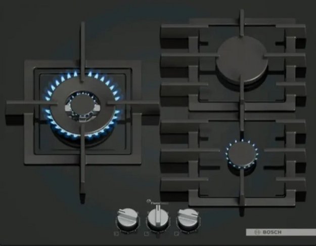 Газовая варочная панель Bosch PPC6A6I40O в Тюмени (preview 1)