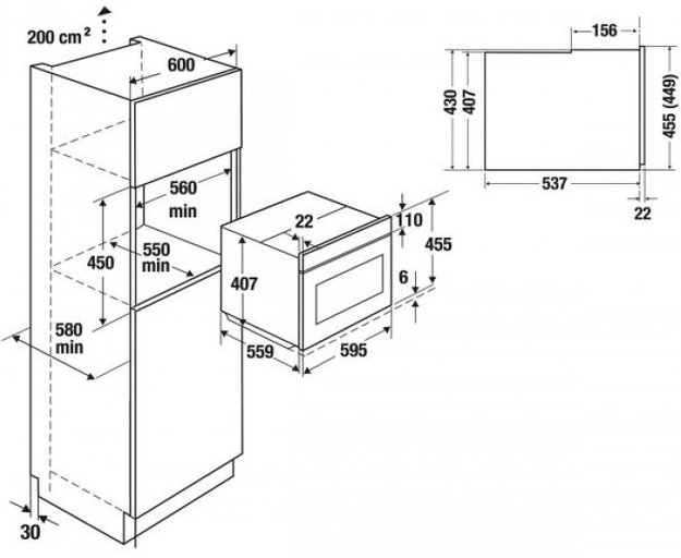 Компактный духовой шкаф с паром Kuppersbusch CBD 6550.0 W8 Hot Chili в Тюмени (preview 5)