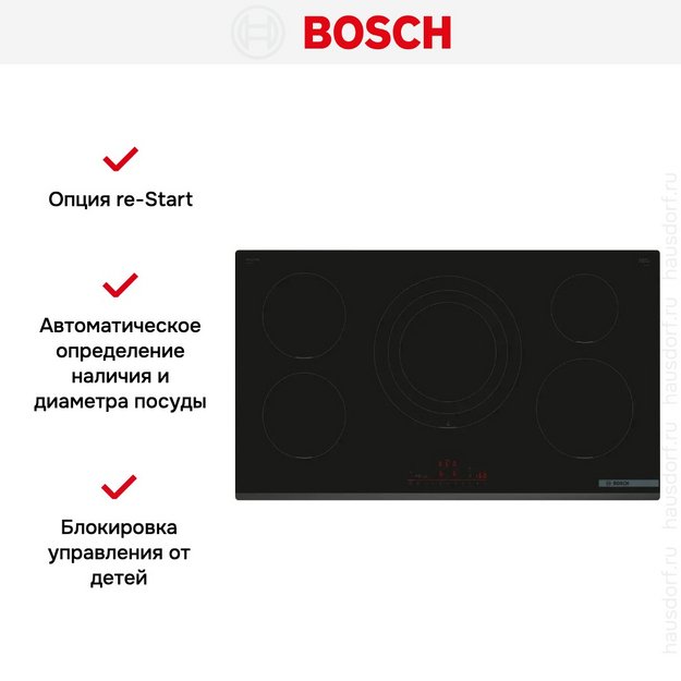 Индукционная варочная панель Bosch PIV931HC1E в Тюмени (preview 5)