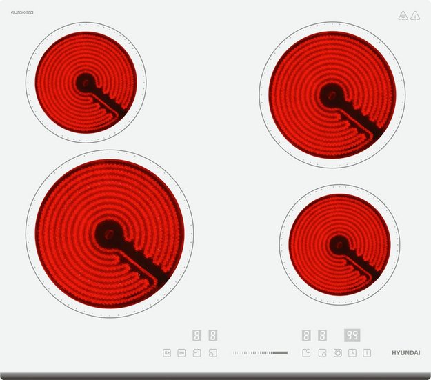 Варочная панель Hyundai HHE 6452 WG в Тюмени (preview 1)