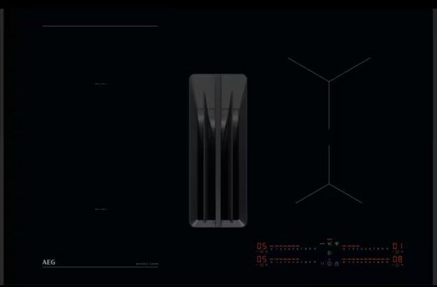 Варочная панель с вытяжкой AEG NCH84B03AB в Тюмени (preview 1)