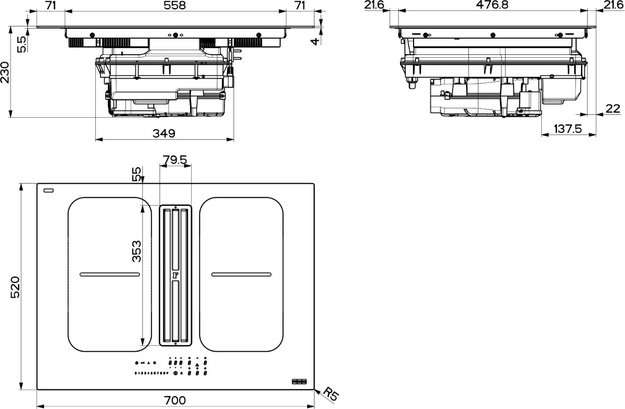 Варочная панель со встроенной вытяжкой Franke FSM 7081 HI в Тюмени (preview 6)