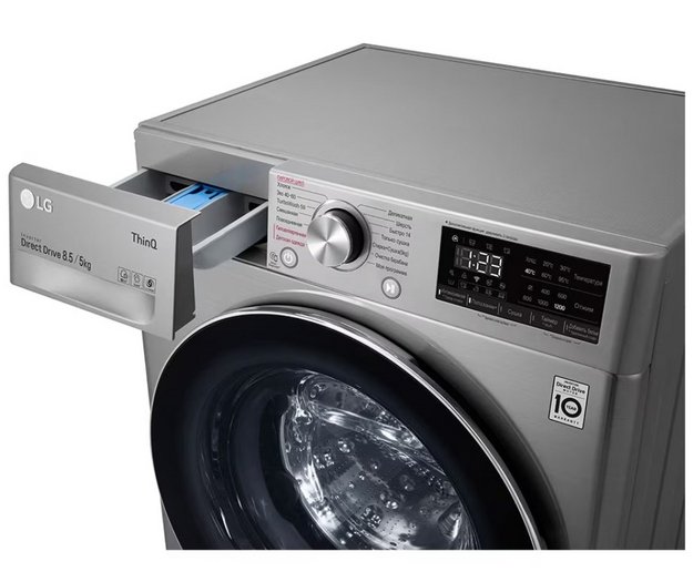 Стирально-сушильная машина LG F2V5GG2S в Тюмени (preview 8)