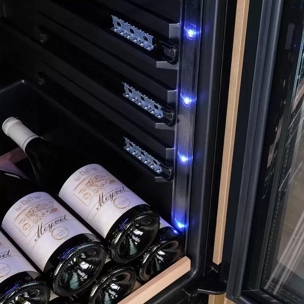 Винный шкаф Meyvel MV163PRO-KBT2 (Натуральный бук) в Тюмени (preview 11)