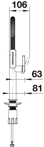 Смеситель Blanco Culina-S II Mini 527467 нержавеющая сталь в Тюмени (preview 6)