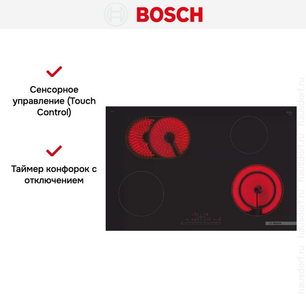 Электрическая варочная панель Bosch PKN811FP2E в Тюмени (preview 6)