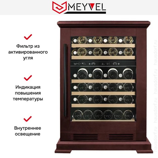 Винный шкаф Meyvel MV46PRO-KBT2 (Спелая вишня) в Тюмени (preview 9)