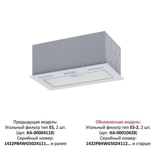 Встраиваемая вытяжка KRONA WERMUT 500 DN WHITE PB в Тюмени (preview 2)