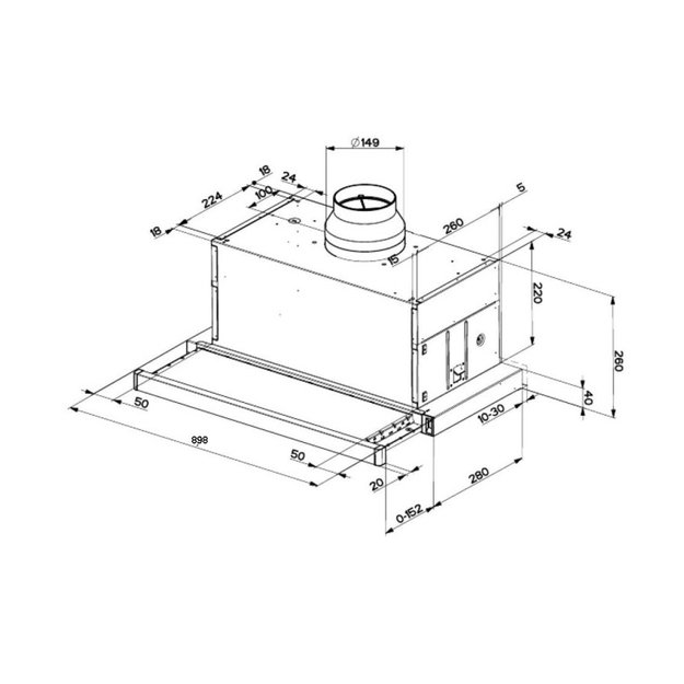 Вытяжка Faber MAXIMA EV8 LED AM/X A90 в Тюмени (preview 7)