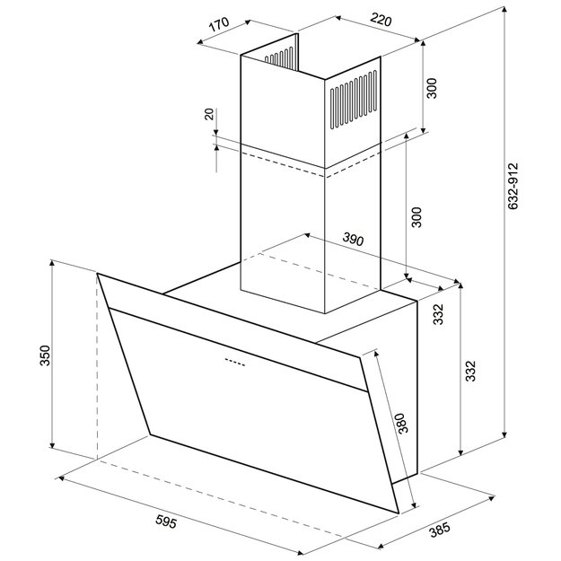 Вытяжка Krona KRISTEN A 600 white S в Тюмени (preview 16)