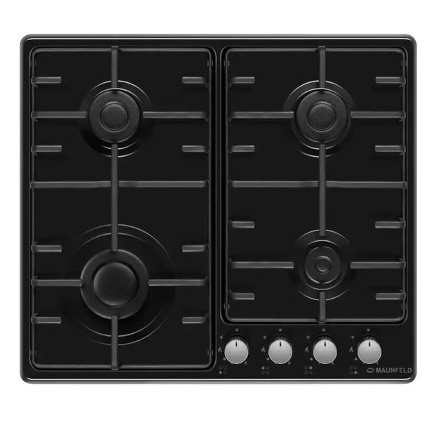 Газовая варочная панель MAUNFELD EGHE.64.3STS-EB в Тюмени (preview 2)