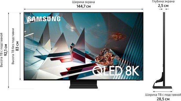 Телевизор Samsung QE65Q800TAUXRU в Тюмени (preview 11)