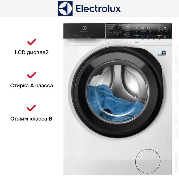 Стирально-сушильная машина Electrolux EW8W4402QE в Тюмени (preview 3)