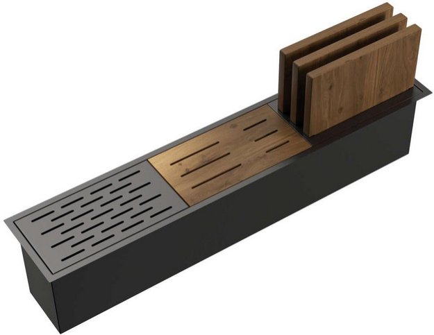 Встраиваемая сушка для посуды с вставками Omoikiri DRY-02-GM в Тюмени (preview 1)