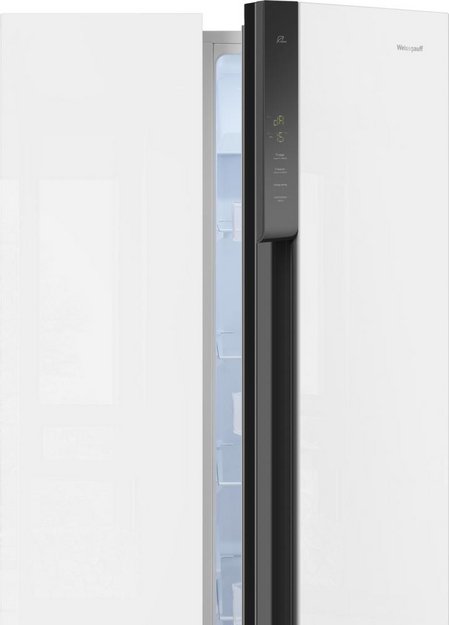 Отдельностоящий холодильник с инвертором Weissgauff WSBS 500 Inverter NoFrost White Glass в Тюмени (preview 12)