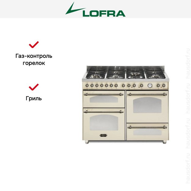 Варочный центр Lofra RBI126SMFET+MFT/2AEO Bronze в Тюмени (preview 2)