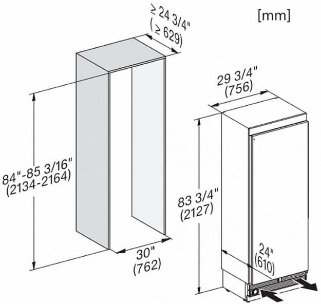 Встраиваемый морозильник Miele F 2813 Vi MasterCool в Тюмени (preview 3)