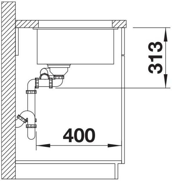 Мойка BLANCO SUBLINE 340/160-U Silgranit антрацит, чаша справа в Тюмени (фото 5) Мойка BLANCO SUBLINE 340/160-U Silgranit антрацит, чаша справа в Тюмени (preview 5)